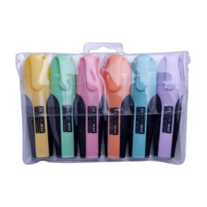 Набор текстовых маркеров Buromax Pastel 2-4 мм 6 шт. (BM.8905-96)
