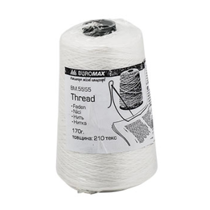 Нить для прошивки документов полиэфирная Buromaх 850 метров (BM.5555) Нить для прошивки документов полиэфирная Buromaх 850 метров (BM.5555)