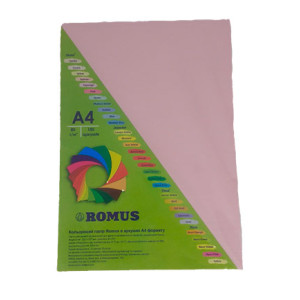 Папір кольоровий Romus A4 160 г/м2 100 аркушів OPI74 Рожевий фламінго (R50607) Папір кольоровий Romus A4 160 г/м2 100 аркушів OPI74 Рожевий фламінго (R50607)