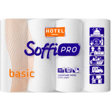 Туалетная бумага Soffipro Basic for hotel двухслойная 10,35 м 24 шт. (4818)