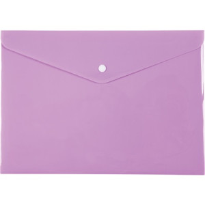 Папка-конверт на кнопке Axent Pastelini A4 Сиреневая (1412-36-A)