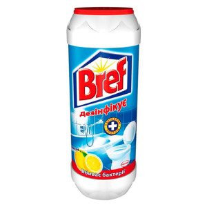 Порошок для чищення ванної кімнати Bref лимон+хлор 500 г (45845)