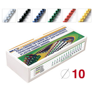 Пружина пластиковая D&A 10 мм 100 шт Синяя (1220201100506)