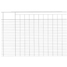 Пустографка А4 офсетная двусторонняя горизонтальная 100 лист. блок (R44069)