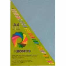 Бумага цветная Romus A4 80 г/м2 100 листов Голубой лед (R50652)
