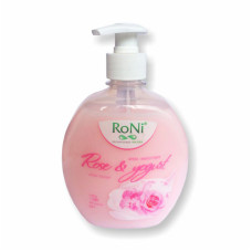 Рідке крем-мило RoNi Троянда-йогурт 450 мл (70072) Рідке крем-мило RoNi Троянда-йогурт 450 мл (70072)