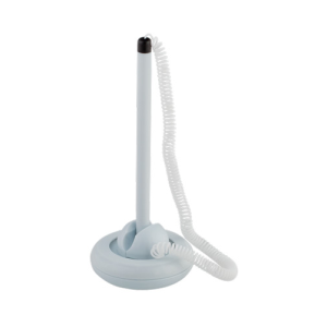 Ручка шариковая на подставке Buromax Синяя Белый корпус 0.7 мм (BM.8140-01) Ручка шариковая на подставке Buromax Синяя Белый корпус 0.7 мм (BM.8140-01)