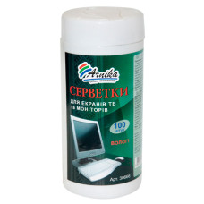 Салфетки для очистки мониторов Arnika 100 шт. (30666)
