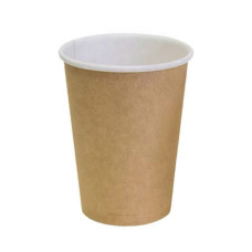 Стакан бумажный двустенный 110 мл 30 шт. Крафт + белый (65987)