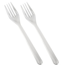 Вилка одноразовая Швидkoff 100 шт. Прозрачная (10711)