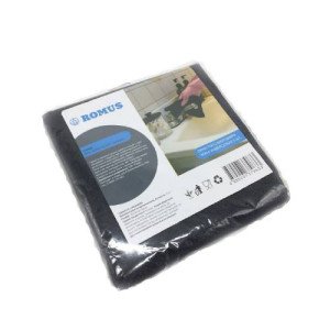 Салфетки универсальные Romus микрофибра 35х35 см 5 шт. Черные (049810)