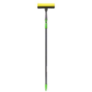 Швабра для мытья окон с резинкой и губкой York телескопическая ручка 20х130 см (084010)