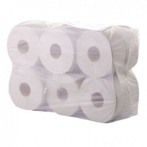 Туалетная бумага Point Restored Джамбо однослойная белая 120 м 12 шт. (1.120.0)