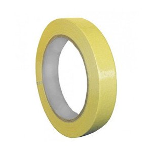 Клейкая лента малярная 24 мм х 20 м Желтая (10141Y)