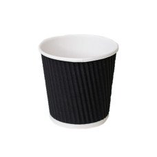 Стакан гофрований Ripple 110 мл 30 шт. Чорний (1055874) Стакан гофрований Ripple 110 мл 30 шт. Чорний (1055874)