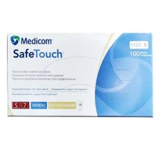 Рукавиці Medicom SafeTouch Connect латексні неопудрені S 100 шт. Білі (1123-B) Рукавиці Medicom SafeTouch Connect латексні неопудрені S 100 шт. Білі (1123-B)