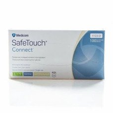 Рукавиці Medicom SafeTouch латексні неопудрені L 100 шт. Білі (1123-D) Рукавиці Medicom SafeTouch латексні неопудрені L 100 шт. Білі (1123-D)