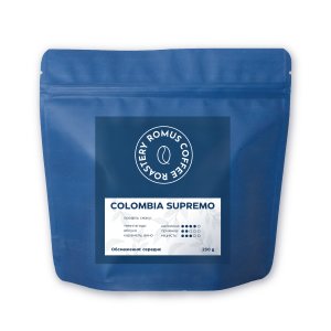 Кофе в зернах Romus Coffee Roastery Colombia Supremo 250 г (114439)