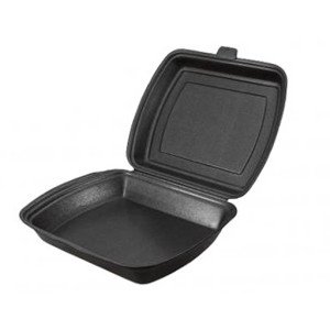 Контейнеры одноразовые из ВПС 125 шт. Черные (HP-1 чорн)