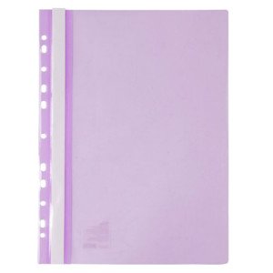 Папка-скоросшиватель Axent А4 с прозрачным верхом с перфорацией Сиреневая (1318-36-A)