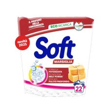 Универсальный стиральный порошок Soft Marsiglia марсельское мыло 22 стирки 1.1 кг (1566S0)