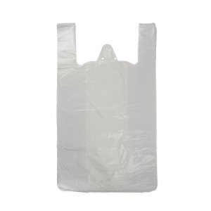 Пакеты майка 43х10х75 см 20 мкм 100 шт. молочные (1609211)