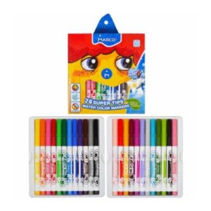 Фломастеры Marco Super Washable 24 цвета (1630-24CB) Фломастеры Marco Super Washable 24 цвета (1630-24CB)