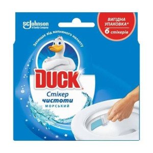 Стикер чистоты для унитаза Duck Морской 6 шт (2005875)