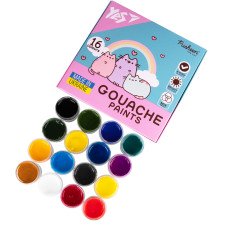 Краски гуашевые Yes Pusheen 16 цветов (230403)