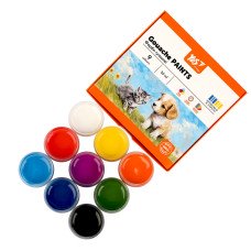 Краски гуашевые Yes Orange Line 9 цветов (230431)