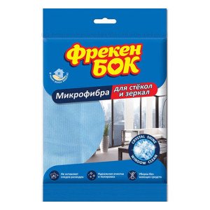 Салфетки для стекла и зеркал Фрекен Бок микрофибра 1шт. (2776)