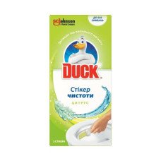 Стікер чистоти для унітаза Duck Цитрус 3 шт (30070) Стікер чистоти для унітаза Duck Цитрус 3 шт (30070)
