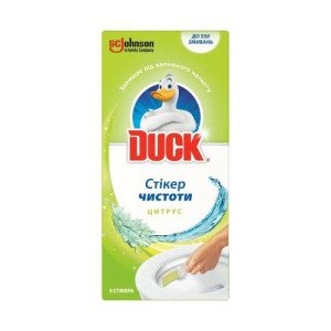 Стікер чистоти для унітаза Duck Цитрус 3 шт (30070)