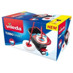 Набір для прибирання Vileda Turbo Smart швабра і відро з віджимом 8 л (3208476)