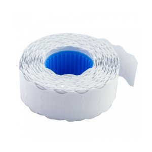 Ценники 26х12 мм N1 фигурные Белые 1000 шт. (01202)