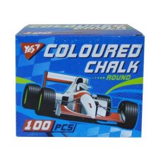 Крейда кольорова Yes 100 шт. Кругла (400338)