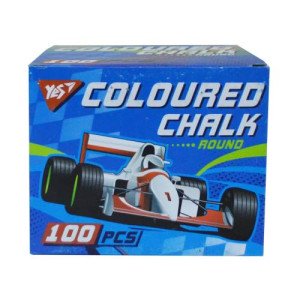 Крейда кольорова Yes 100 шт. Кругла (400338)