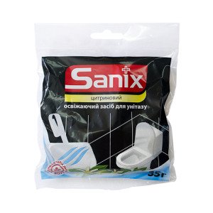 Туалетний блок для унітаза Sanix Цитриновий 35 г (00493) Туалетний блок для унітаза Sanix Цитриновий 35 г (00493)