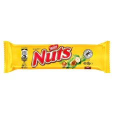 Батончик шоколадний Nuts з цілими горіхами 42 г (45841)