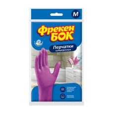 Рукавиці латексні Фрекен Бок господарські супер міцні M (480307)
