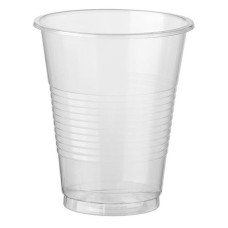 Стакан пластиковый прозрачный 180 мл 100 шт. (4876)