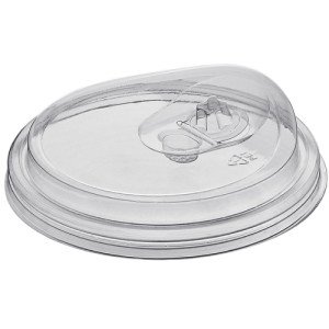 Крышка для стакана PET 95 мм 100 шт поилка (556562)