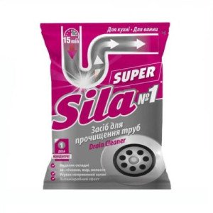 Средство для прочистки труб Sila в гранулах 60 г (600524)