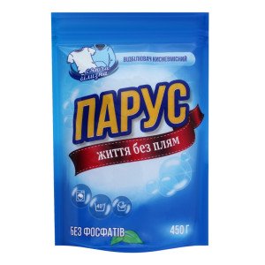 Отбеливатель кислородный для белых тканей Парус 450 г (60440)