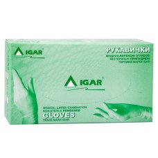 Перчатки IGAR латексные пудренные S 100 шт. Белые (604994) Перчатки IGAR латексные пудренные S 100 шт. Белые (604994)