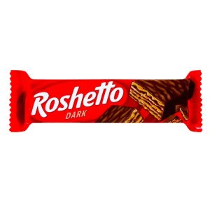 Батончик вафельный Roshen Roshetto черный шоколад 34 г (607585)