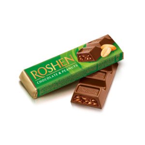 Батончик шоколадный Roshen с арахисовой начинкой 38 г (632259)