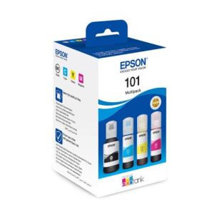 Контейнер з чорнилом Epson 101 EcoTank 3 кольори х 70 мл + 1 колір  х 127 мл (157949)