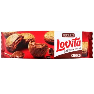 Печенье Roshen Lovita Soft Cream Cookies cocoa 127 г (7641367) Печенье Roshen Lovita Soft Cream Cookies cocoa 127 г (7641367)