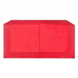 Салфетки Alsupak двухслойные 33х33 см 250 шт. Красные (773903)
